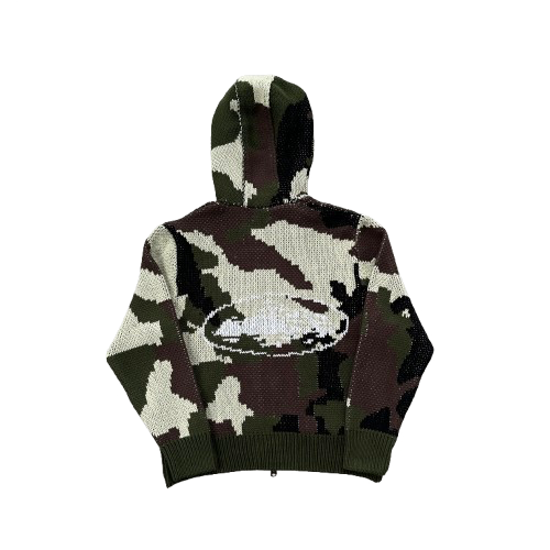 CORTEIZ ALCATRAZ HEAVY KNIT HOODIE (CAMO)