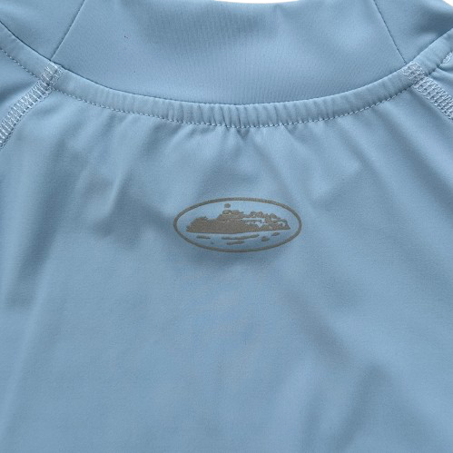 CORTEIZ WHY ALWAYS ME COMPRESSION TOP (POWDER BLUE)