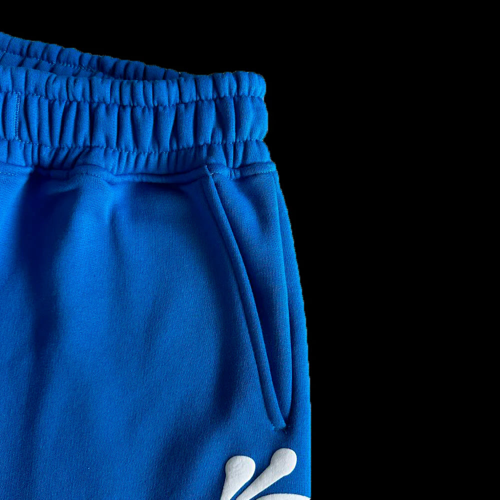 SYNA T-SHIRT & SHORTS LOGO SET (BLUE / WHITE)