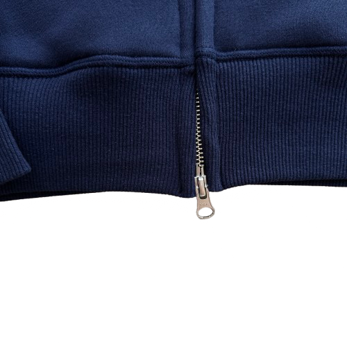 CORTEIZ THICK STITCH ALLSTARZ ZIP HOODIE (NAVY)