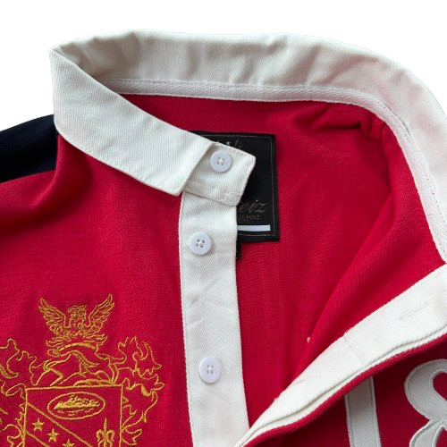 CORTEIZ PANELED RUGBY (RED)