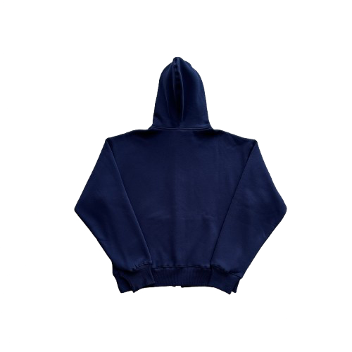 CORTEIZ THICK STITCH ALLSTARZ ZIP HOODIE (NAVY)