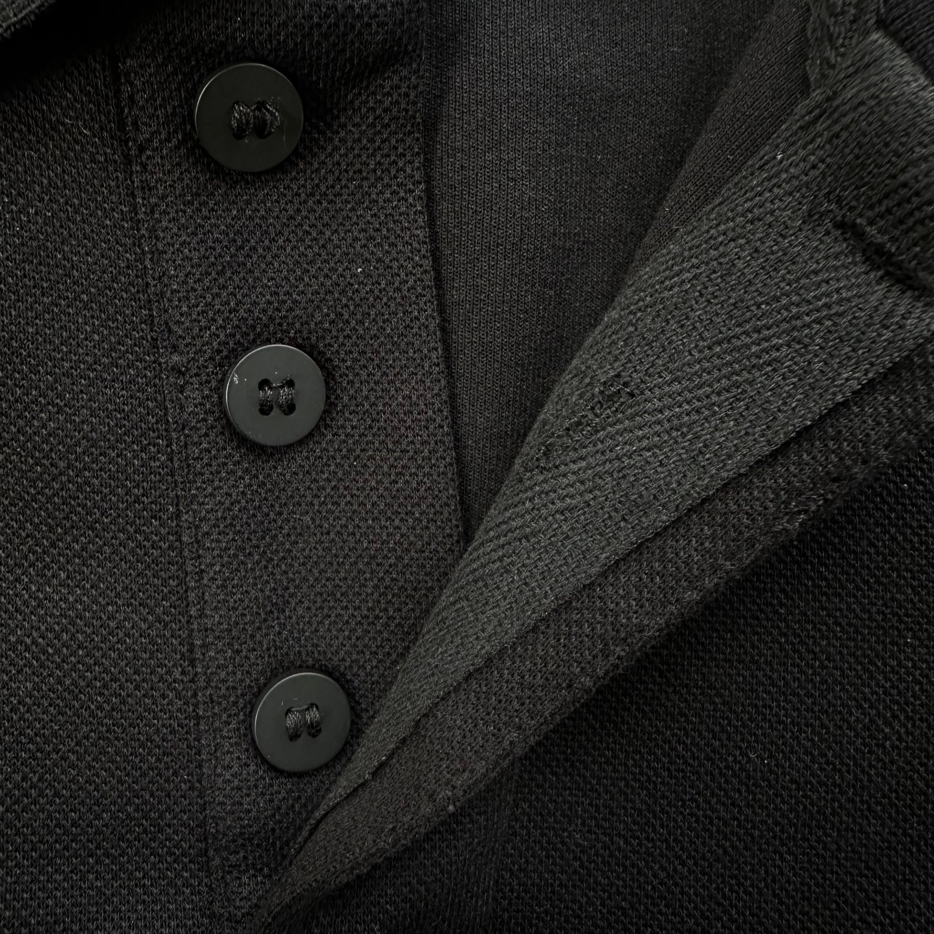 CORTEIZ PIPED POLO SHIRT (BLACK)