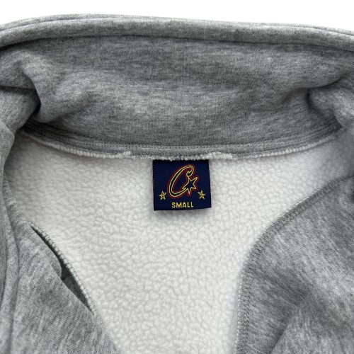 CORTEIZ ROYALE CREST QUARTER ZIP (HEATHER GREY)