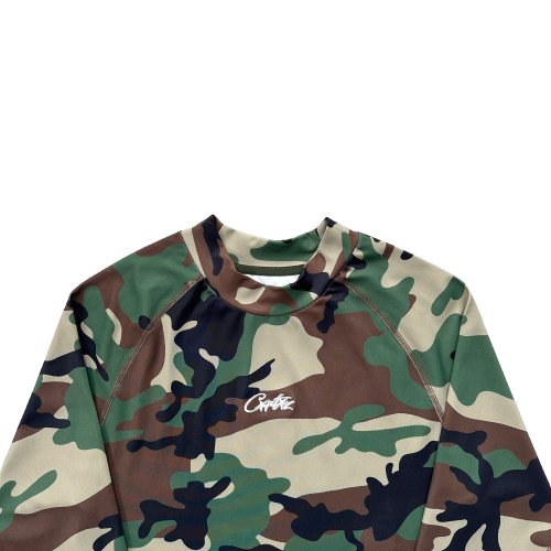 CORTEIZ LITEWORK COMPRESSION TOP (WOODLAND CAMO)