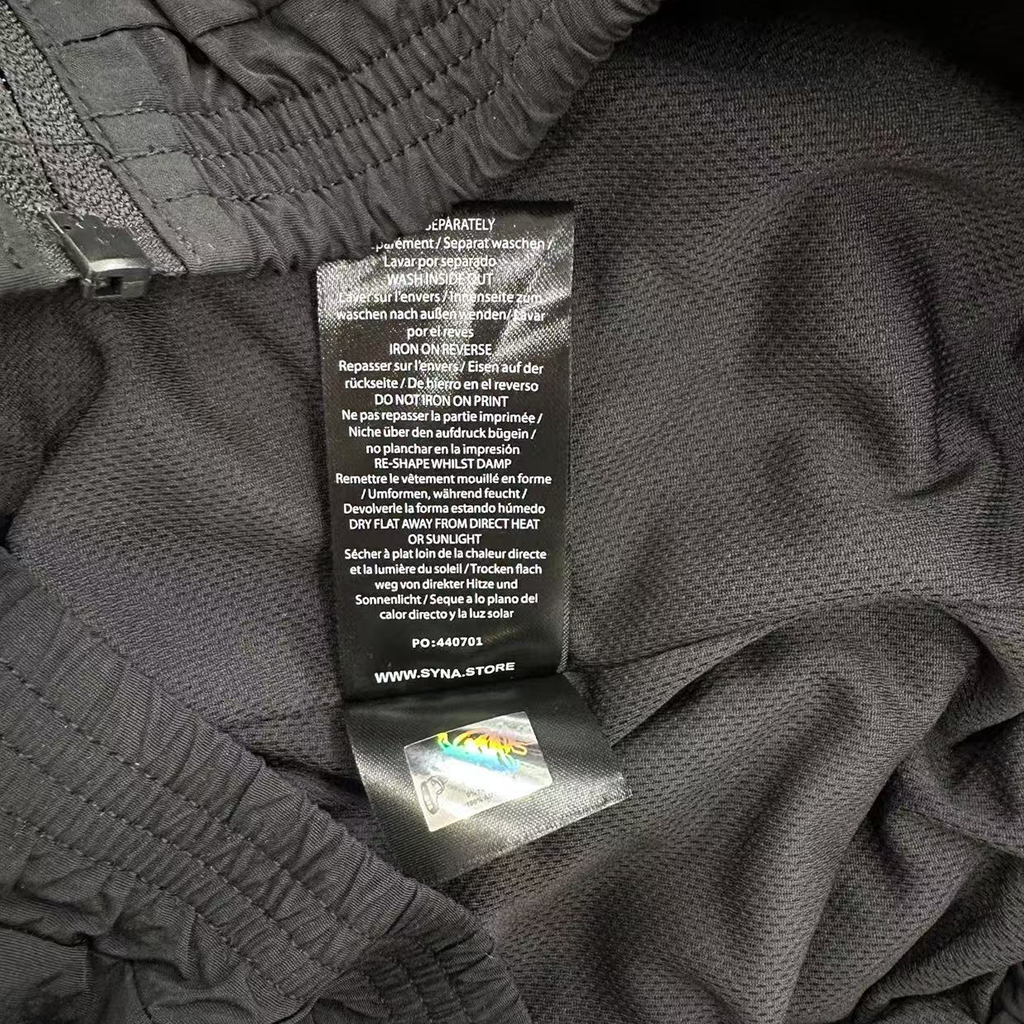 SYNA SHELL TRACKSUIT (BLACK/ORANGE)