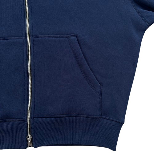 CORTEIZ ISLAND PUFF PRINT ZIP HOODIE (WASHED ROYAL)