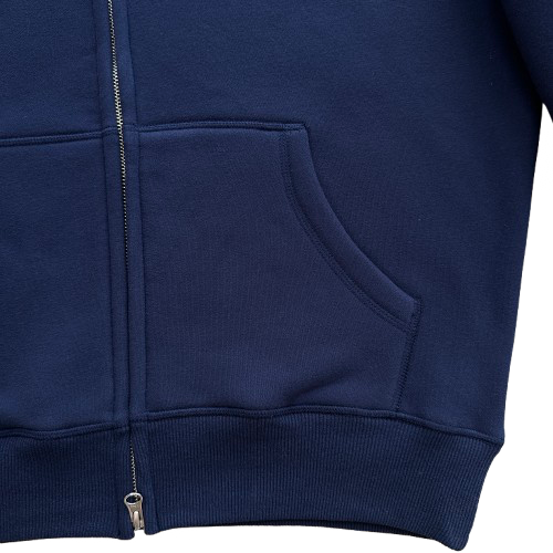 CORTEIZ THICK STITCH ALLSTARZ ZIP HOODIE (NAVY)