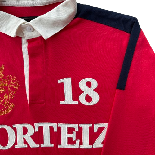 CORTEIZ PANELED RUGBY (RED)