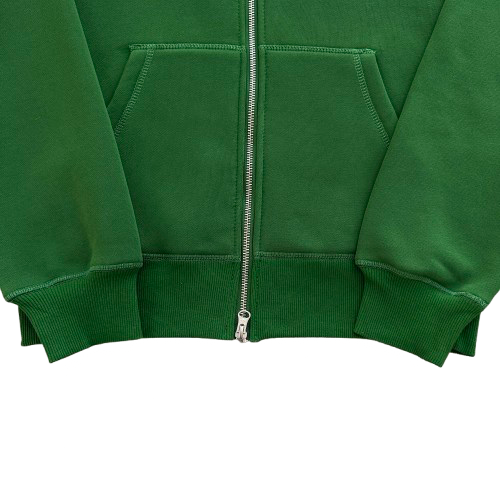 CORTEIZ ISLAND PUFF PRINT ZIP HOODIE (GREEN)