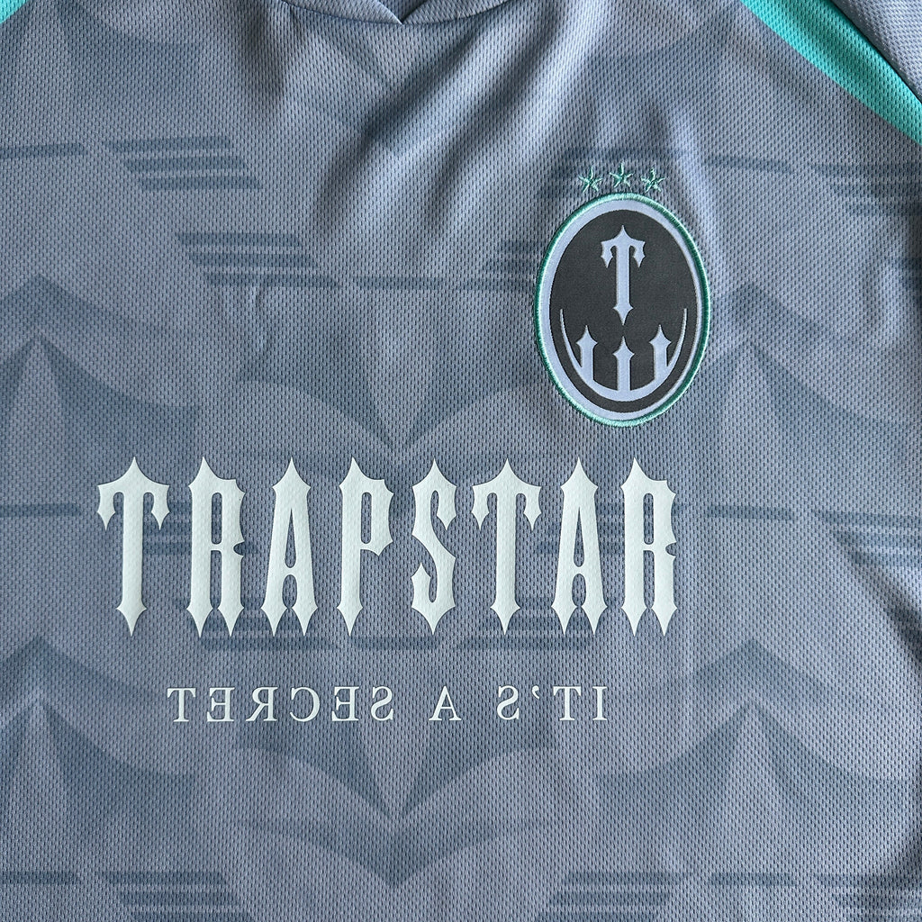 TRAPSTAR IRONGATE FOOTBALL JERSEY (GREY/BLUE)