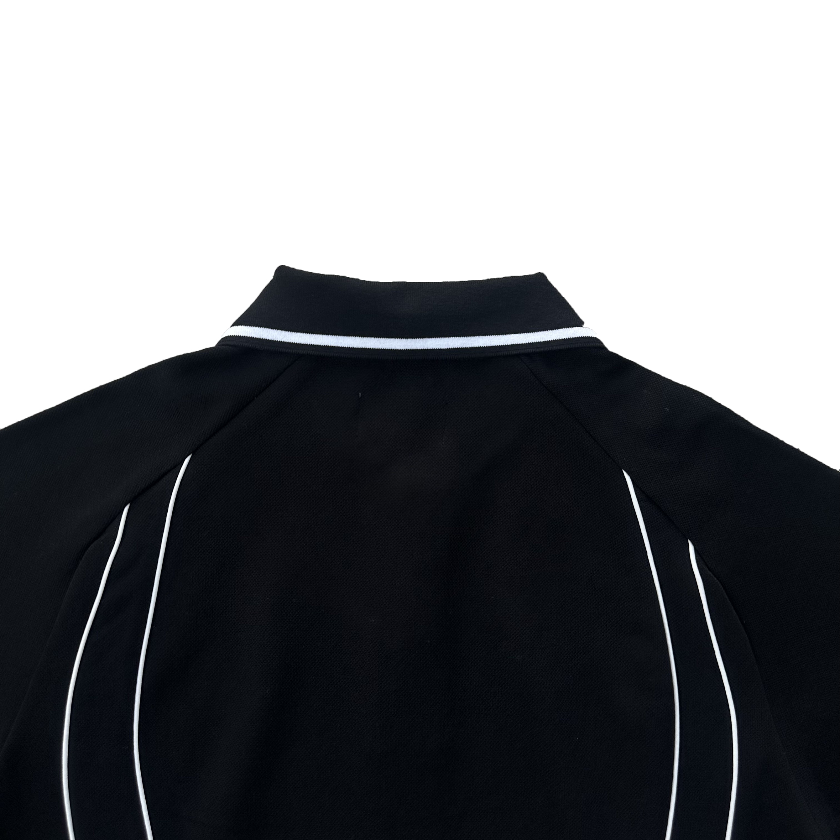 CORTEIZ PIPED POLO SHIRT (BLACK)