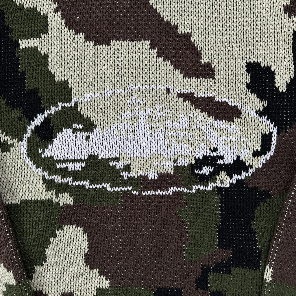 CORTEIZ ALCATRAZ HEAVY KNIT HOODIE (CAMO)
