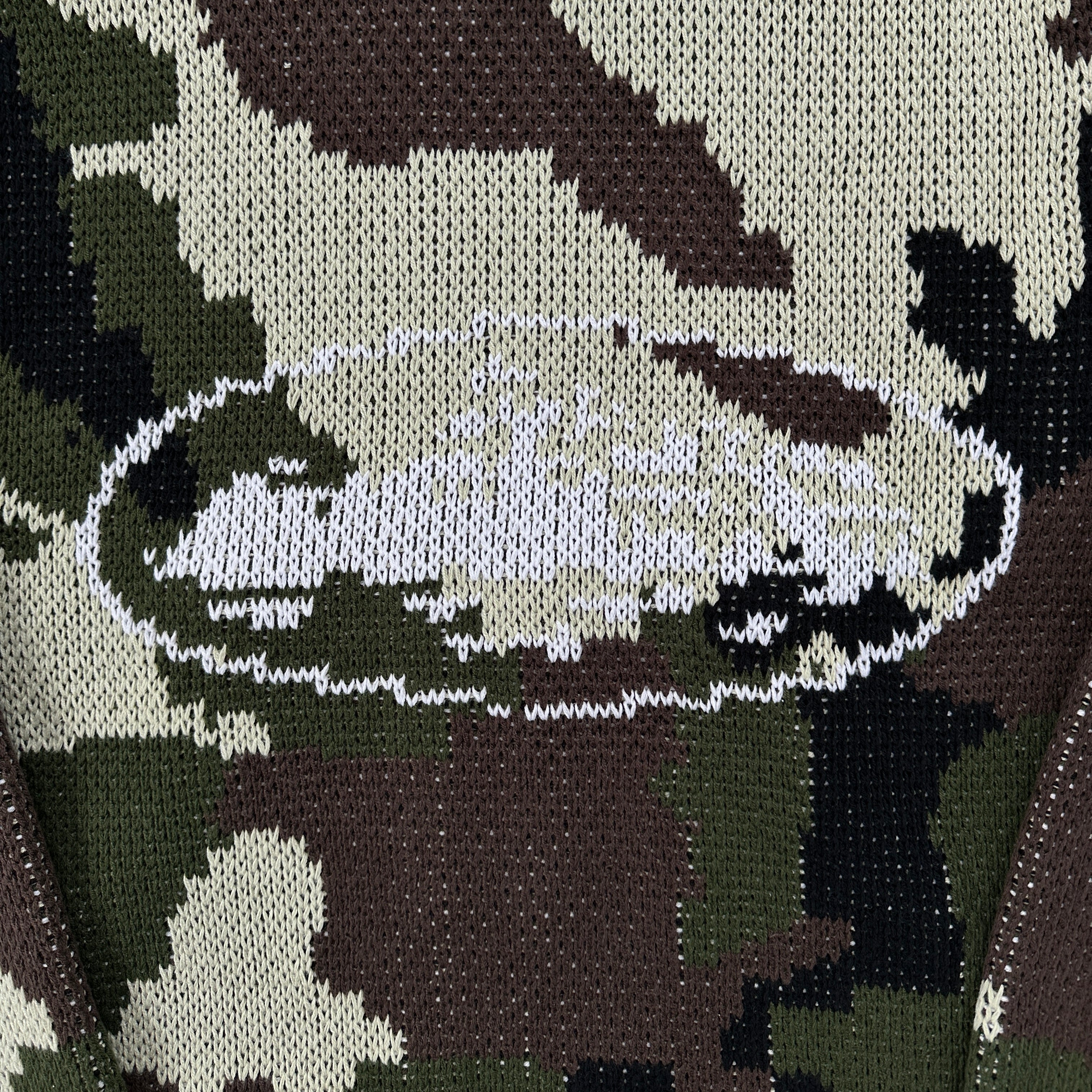 CORTEIZ ALCATRAZ HEAVY KNIT HOODIE (CAMO)