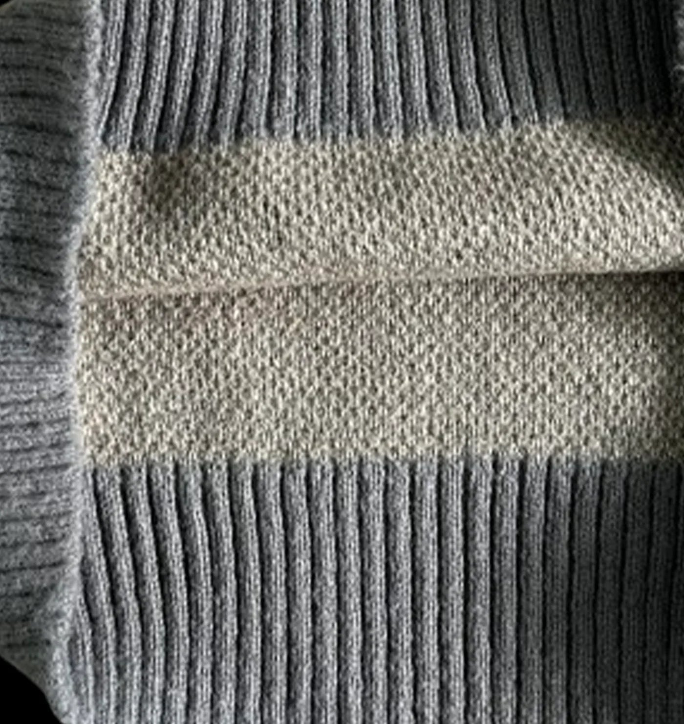 CORTEIZ C STAR GRADIENT MOHAIR KNIT SWEATER (GREY)