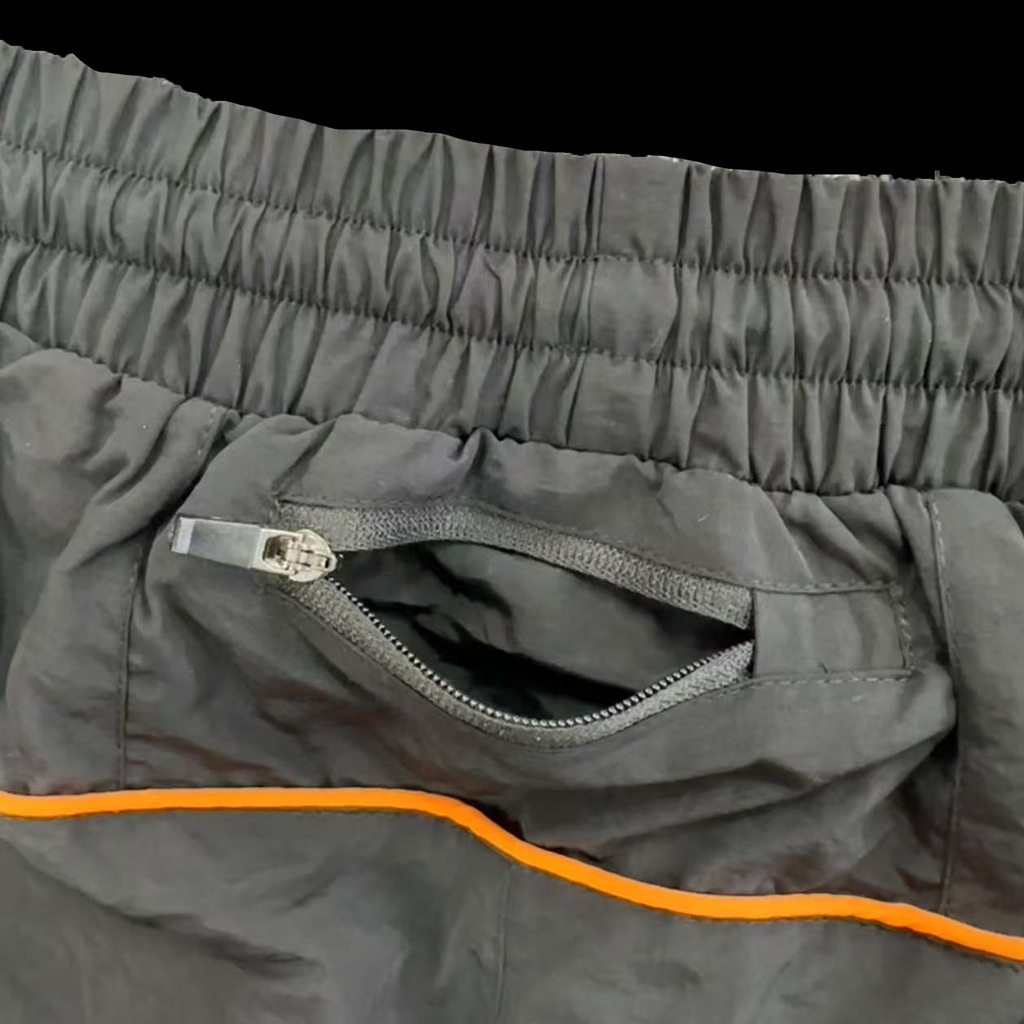 SYNA SHELL TRACKSUIT (BLACK/ORANGE)