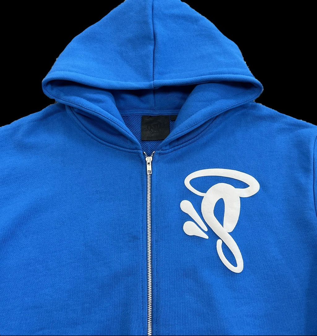SYNA VOID ZIP UP HOODIE (BLUE)