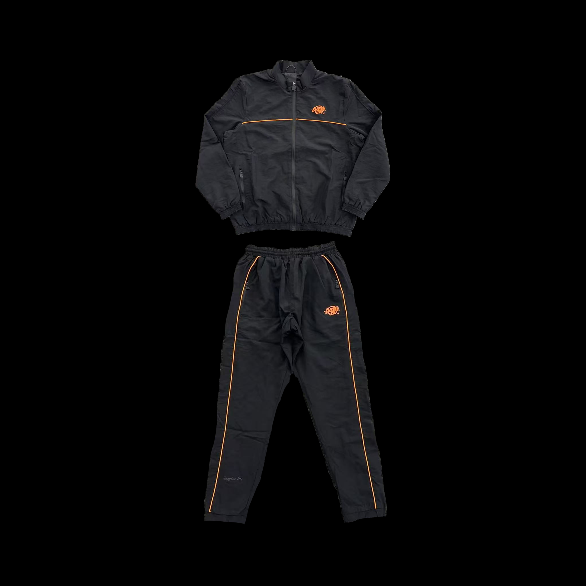 SYNA SHELL TRACKSUIT (BLACK/ORANGE)