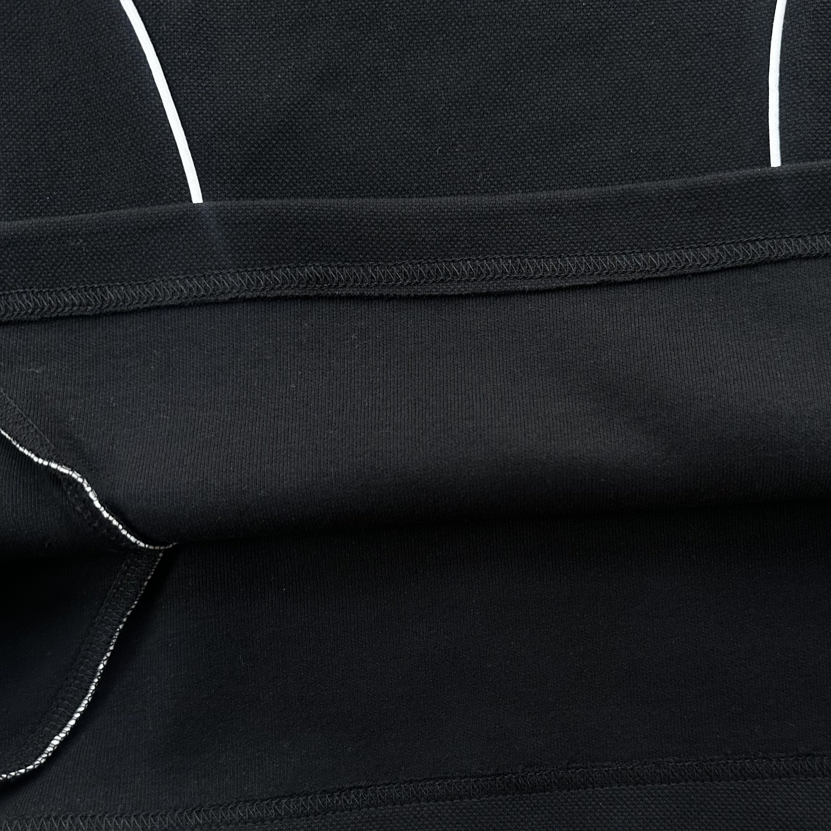 CORTEIZ PIPED POLO SHIRT (BLACK)