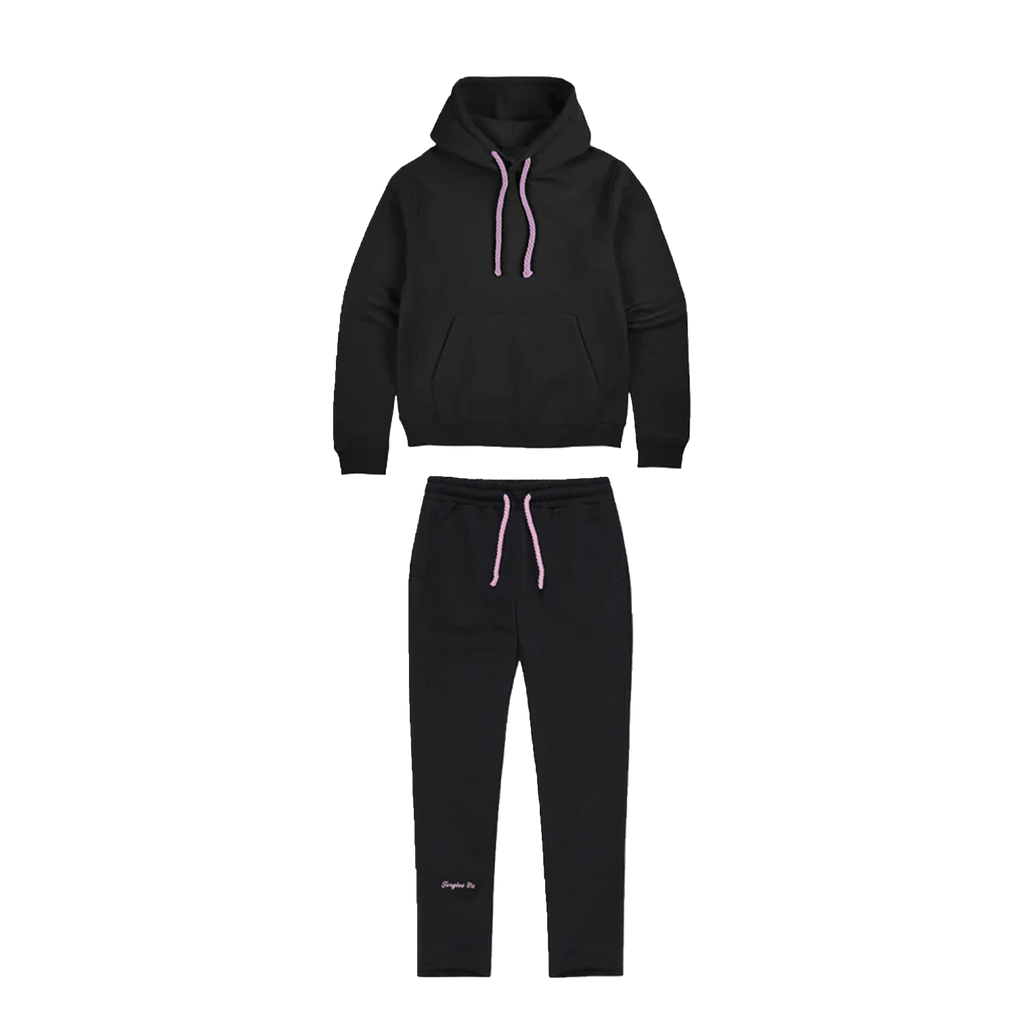SYNA TRACKSUIT - (BLACK/PINK)