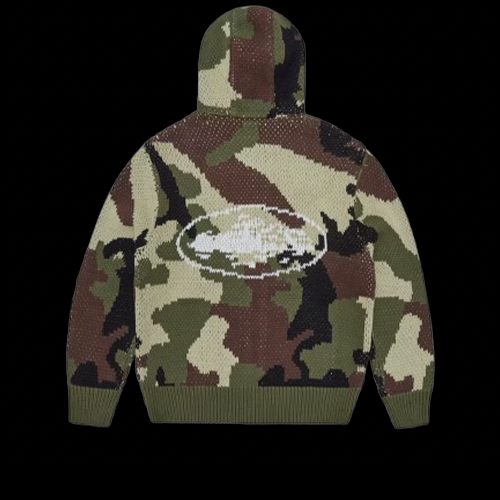 CORTEIZ ALCATRAZ HEAVY KNIT HOODIE (CAMO)