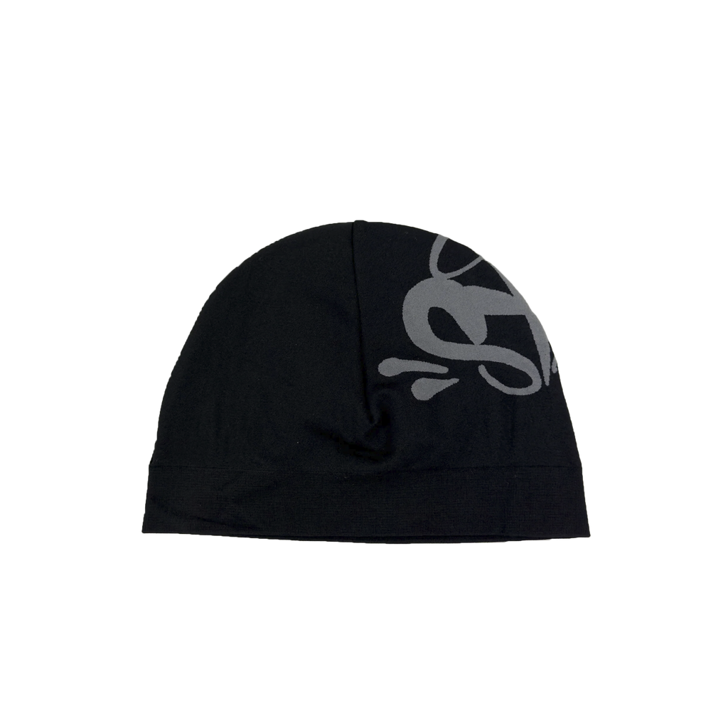 SYNA BIG LOGO WORLD SKULL CAP BEANIE (BLACK)
