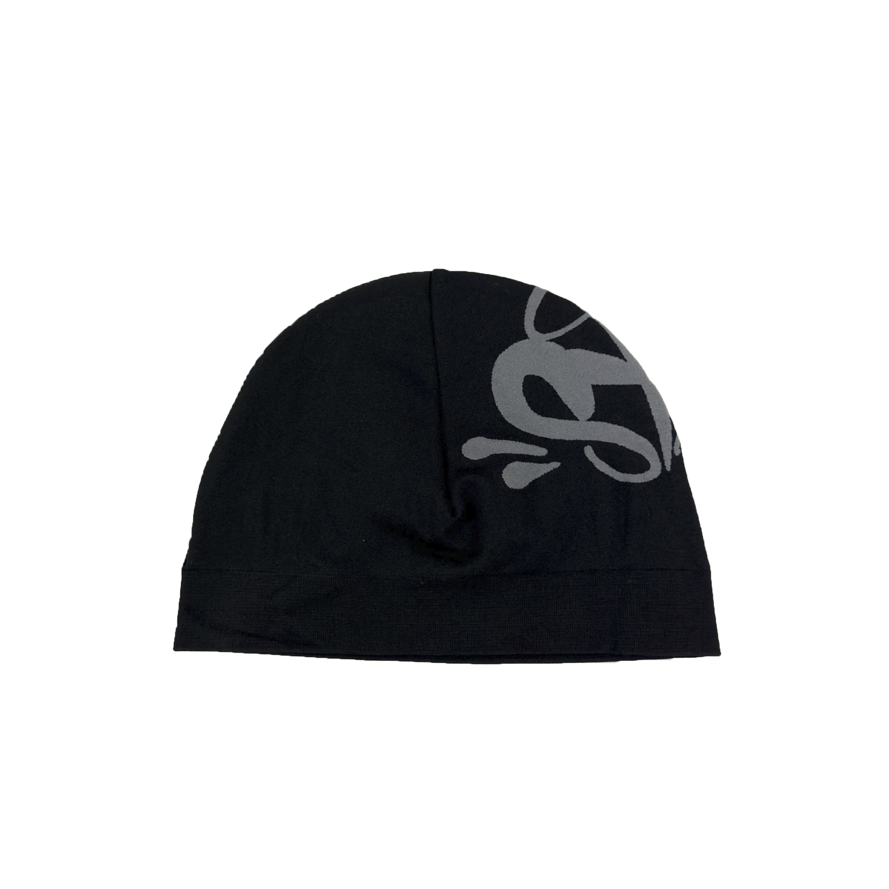 SYNA BIG LOGO WORLD SKULL CAP BEANIE (BLACK)