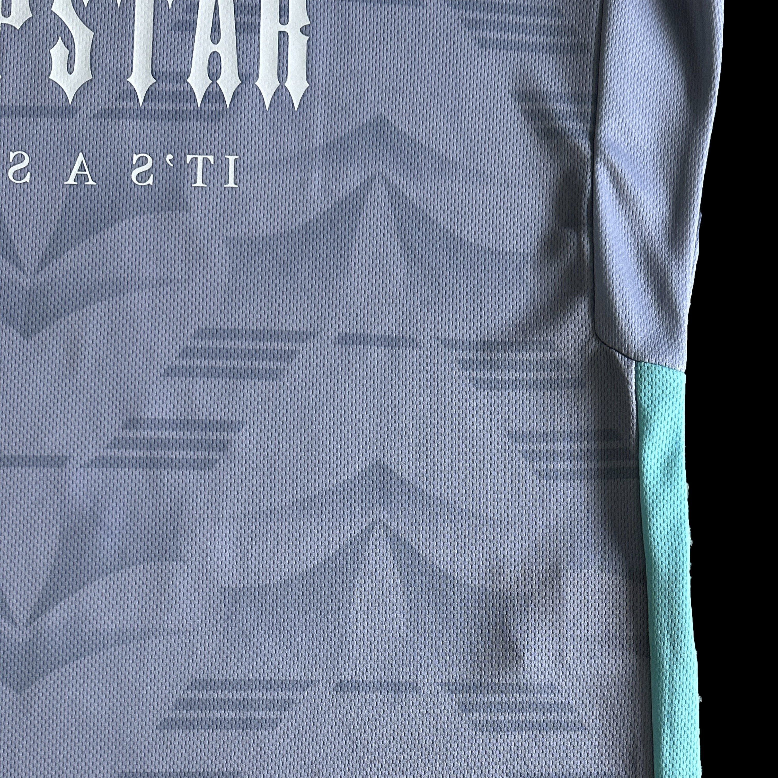 TRAPSTAR IRONGATE FOOTBALL JERSEY (GREY/BLUE)