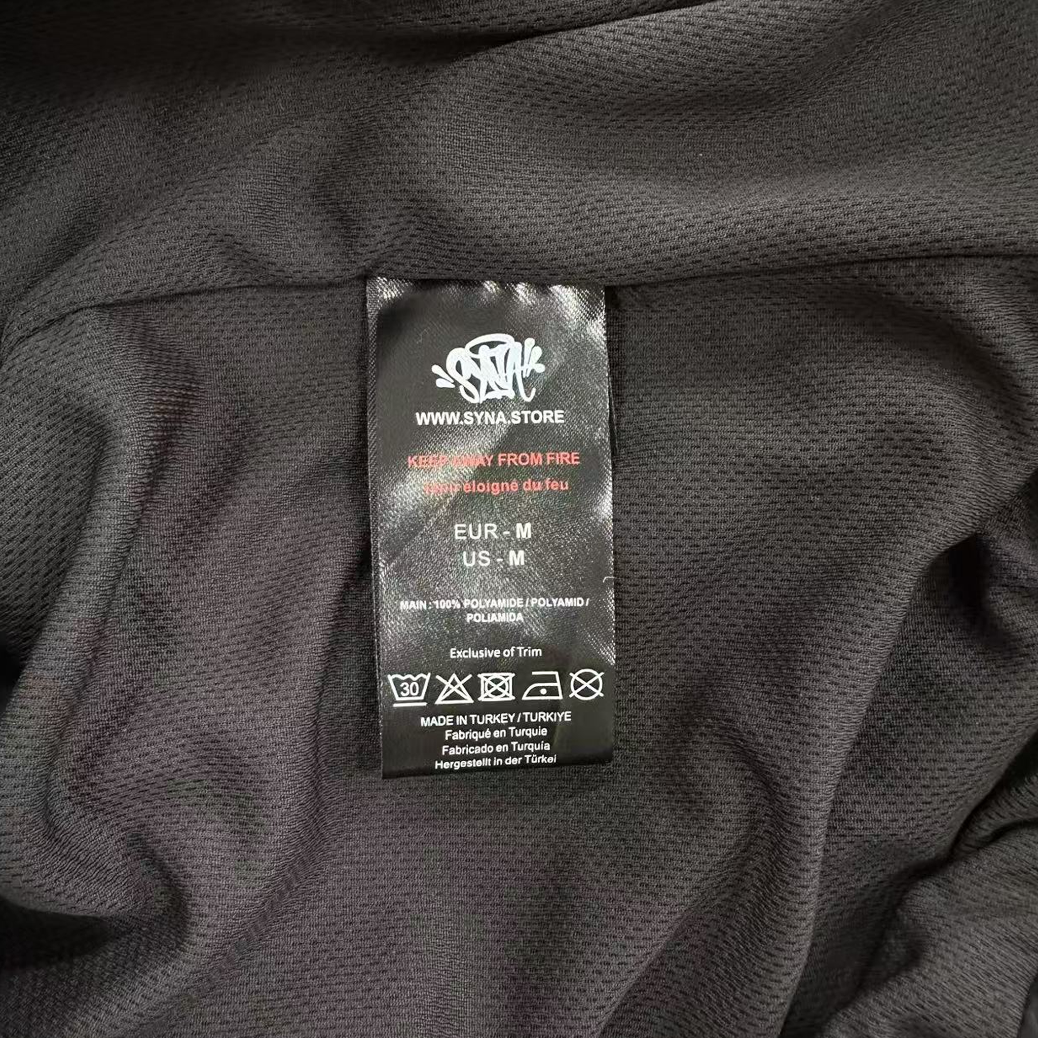 SYNA SHELL TRACKSUIT (BLACK/ORANGE)