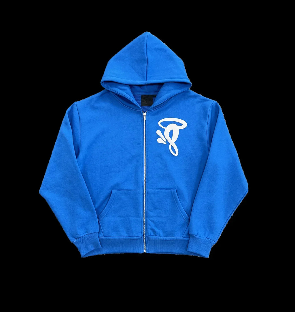 SYNA VOID ZIP UP HOODIE (BLUE)