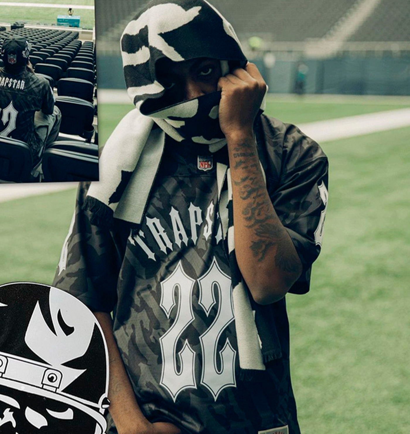 TRAPSTAR NFL FOOTBALL JERSEY
