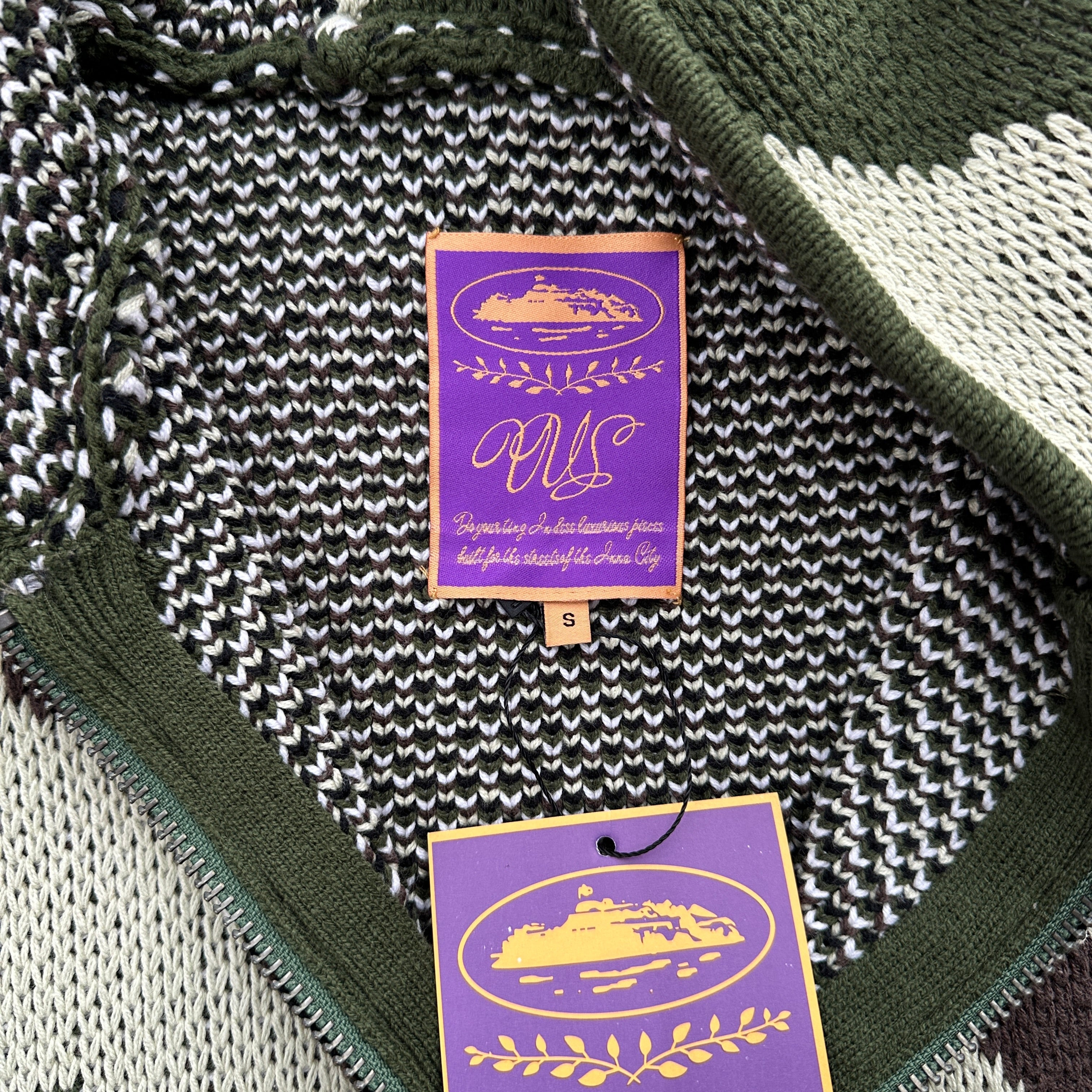 CORTEIZ ALCATRAZ HEAVY KNIT HOODIE (CAMO)