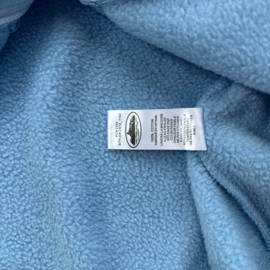 CORTEIZ ISLAND PUFF PRINT ZIP HOODIE (BABY BLUE)