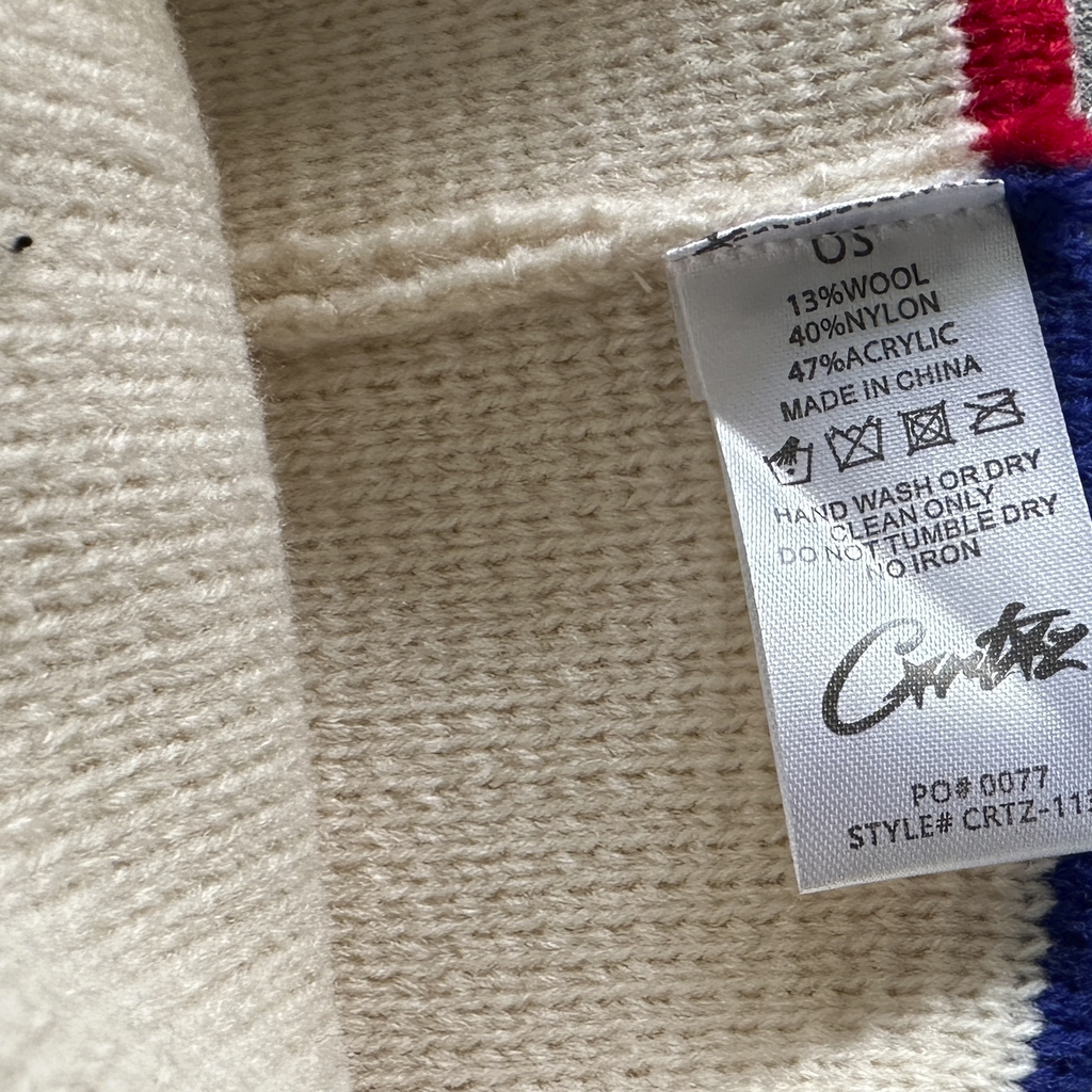 CORTEIZ VVS KNIT BEANIE (CREAM)