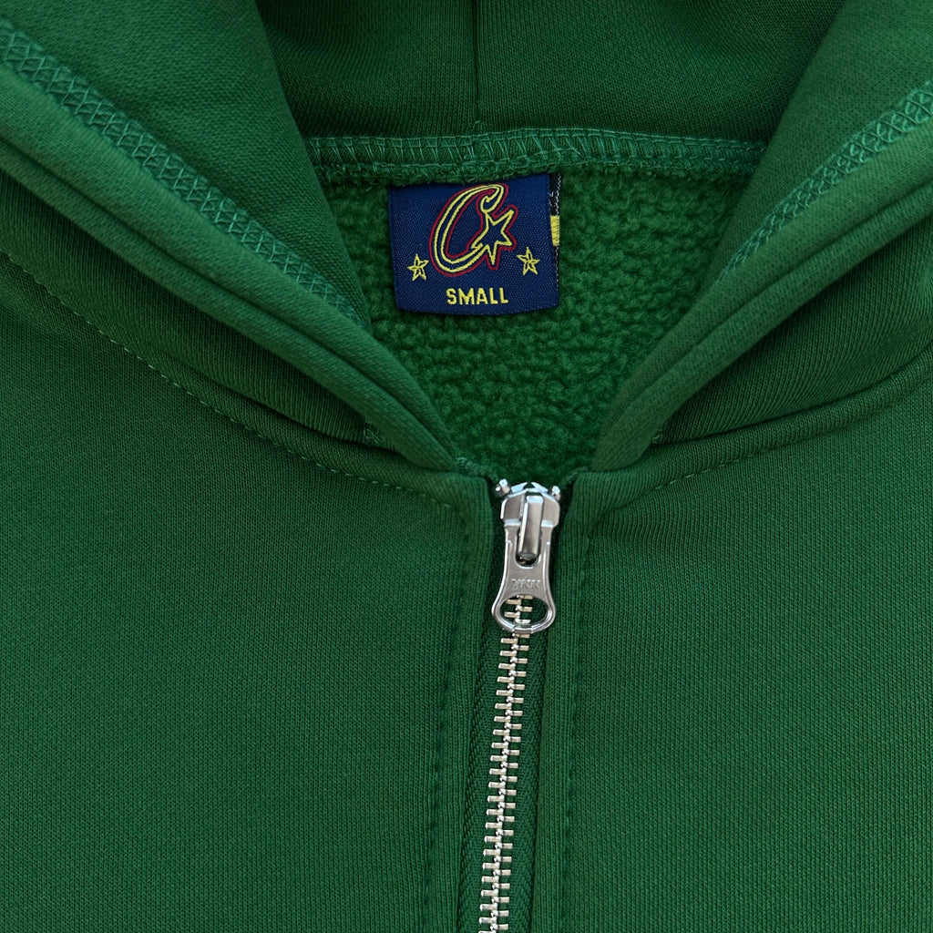 CORTEIZ ISLAND PUFF PRINT ZIP HOODIE (GREEN)