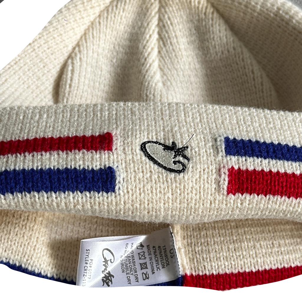 CORTEIZ VVS KNIT BEANIE (CREAM)