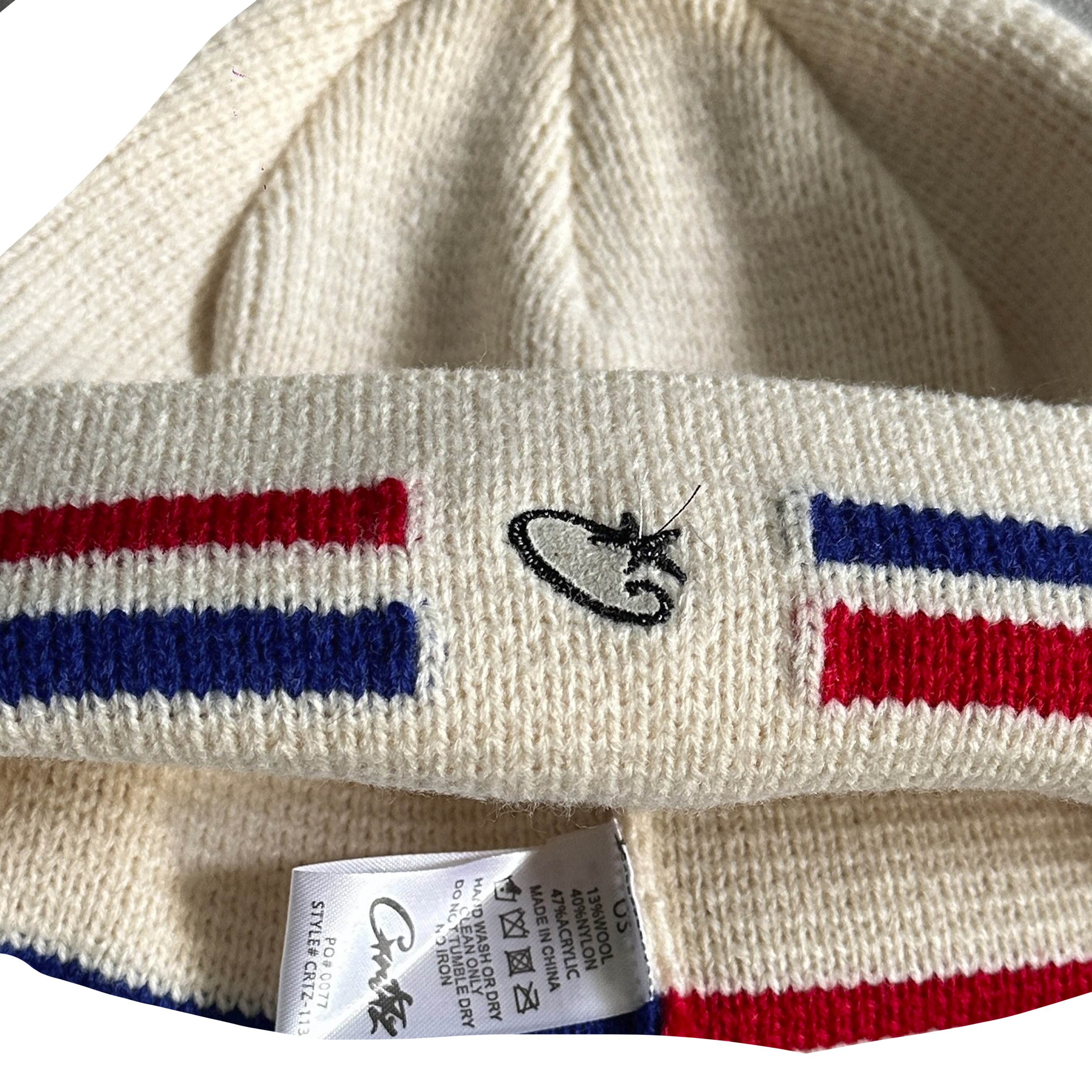 CORTEIZ VVS KNIT BEANIE (CREAM)