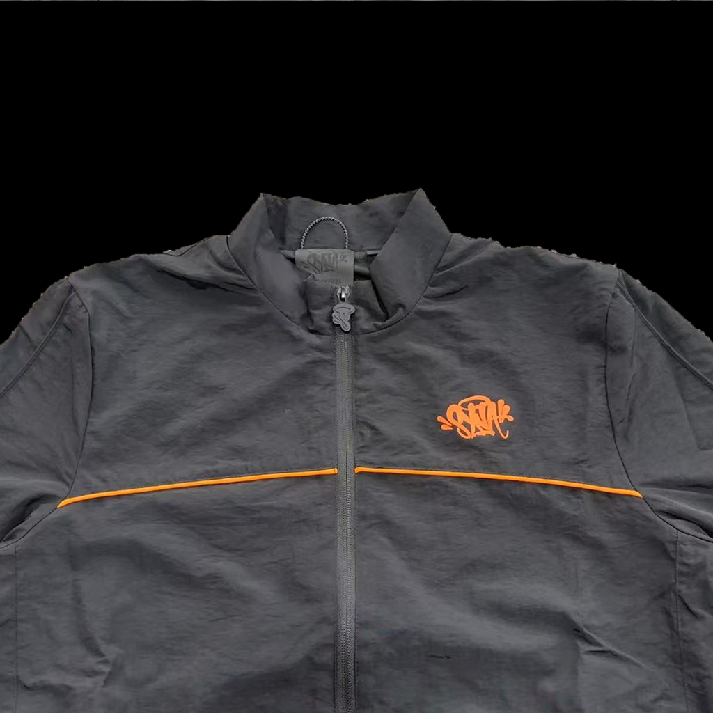 SYNA SHELL TRACKSUIT (BLACK/ORANGE)