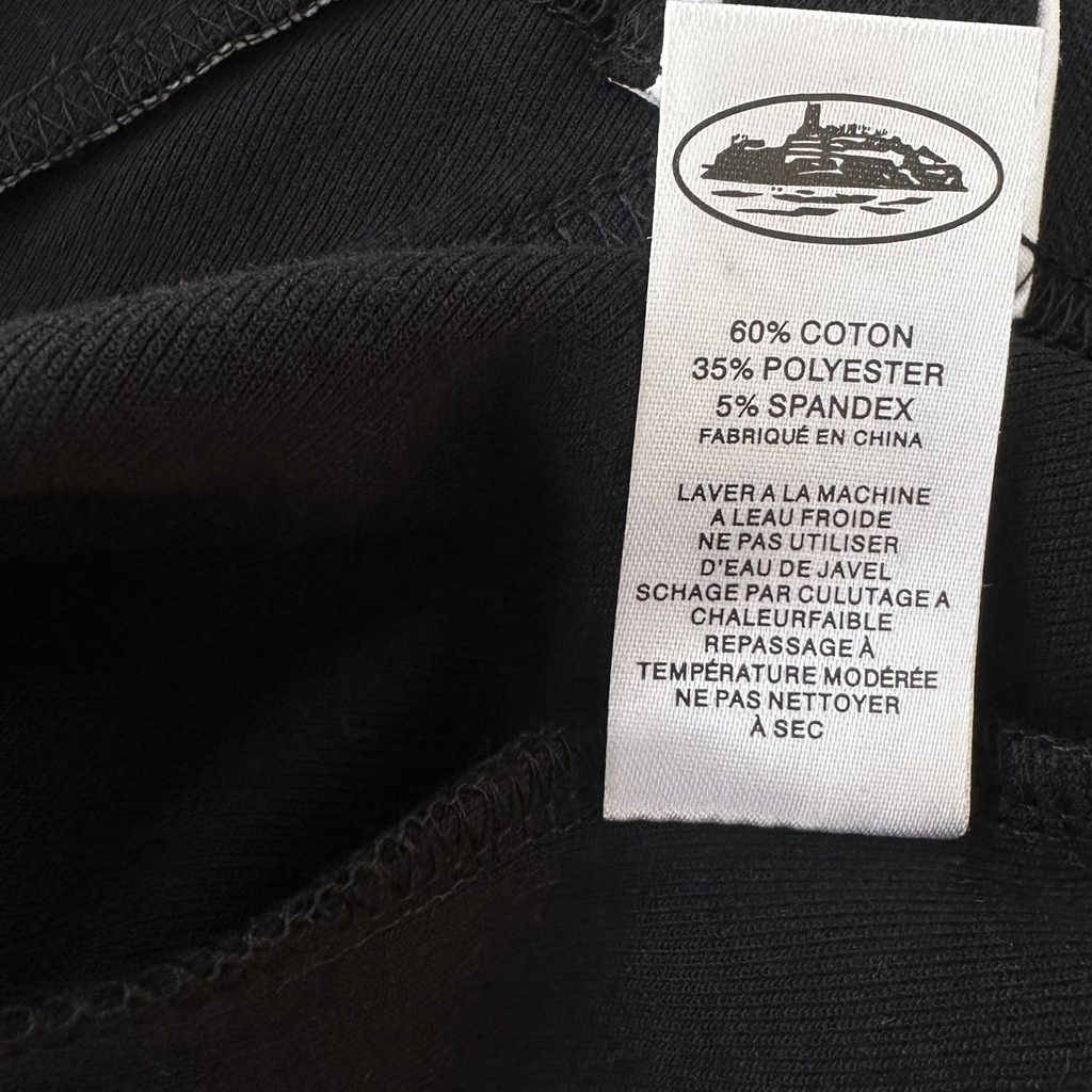 CORTEIZ PIPED POLO SHIRT (BLACK)