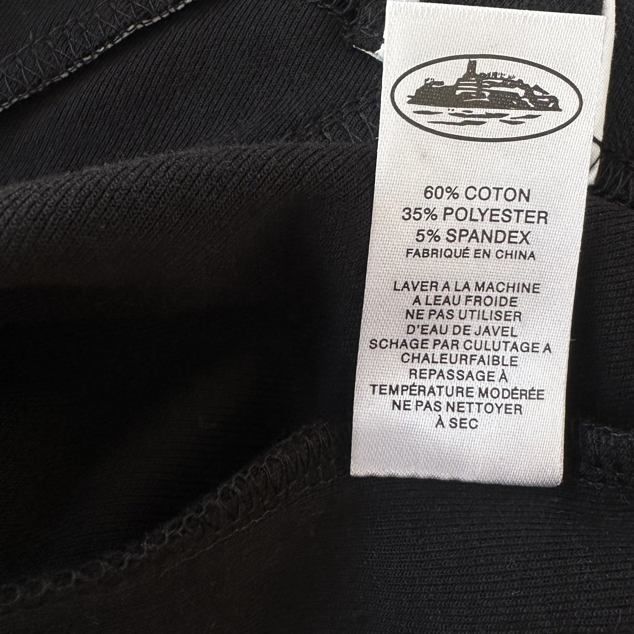 CORTEIZ PIPED POLO SHIRT (BLACK)