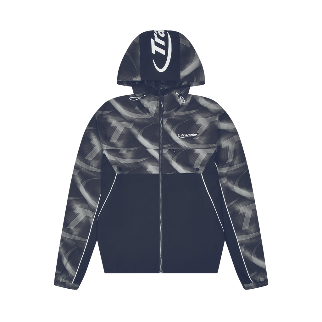 TRAPSTAR HYPERDRIVE PRINT WINDRBREAKER (NAVY)