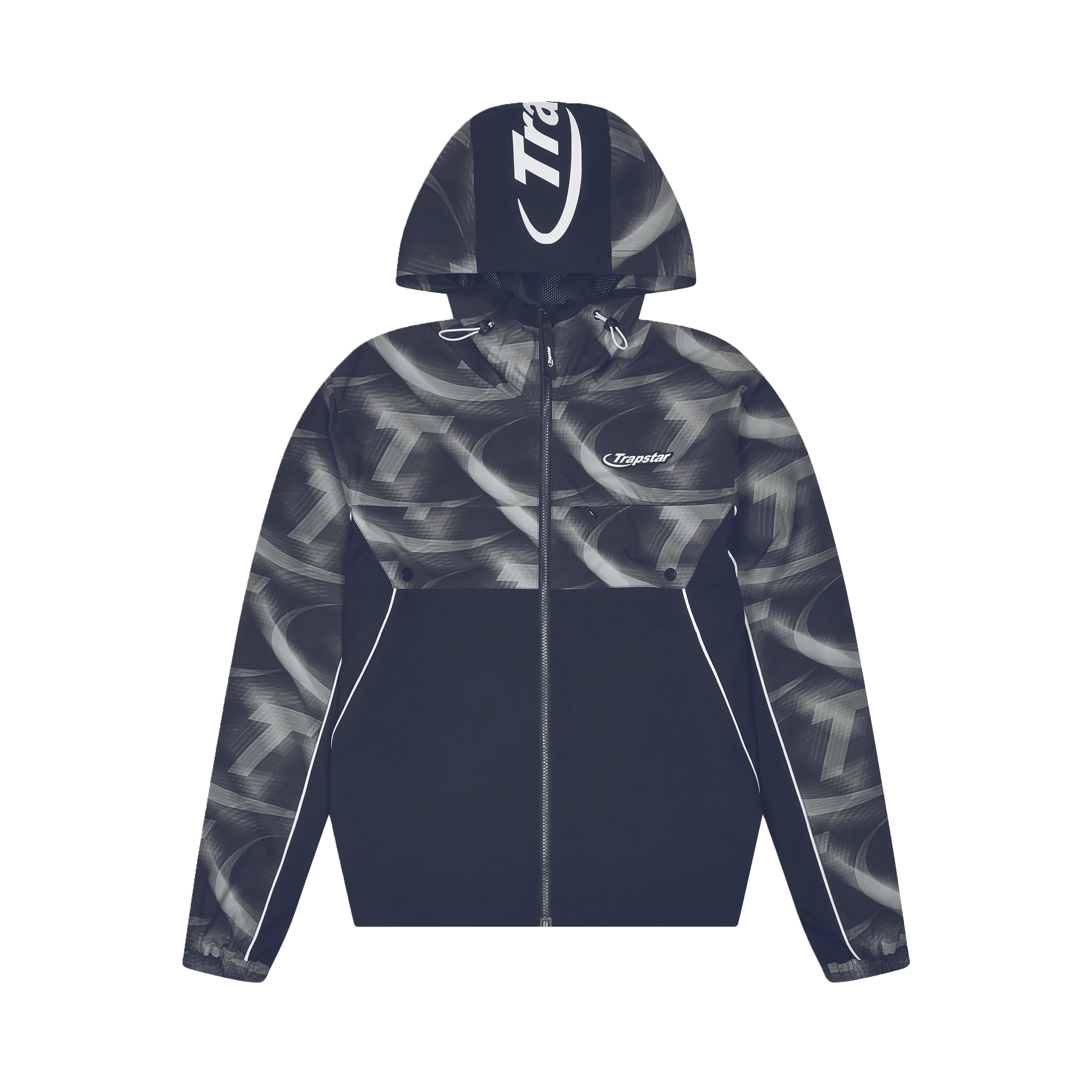 TRAPSTAR HYPERDRIVE PRINT WINDRBREAKER (NAVY)