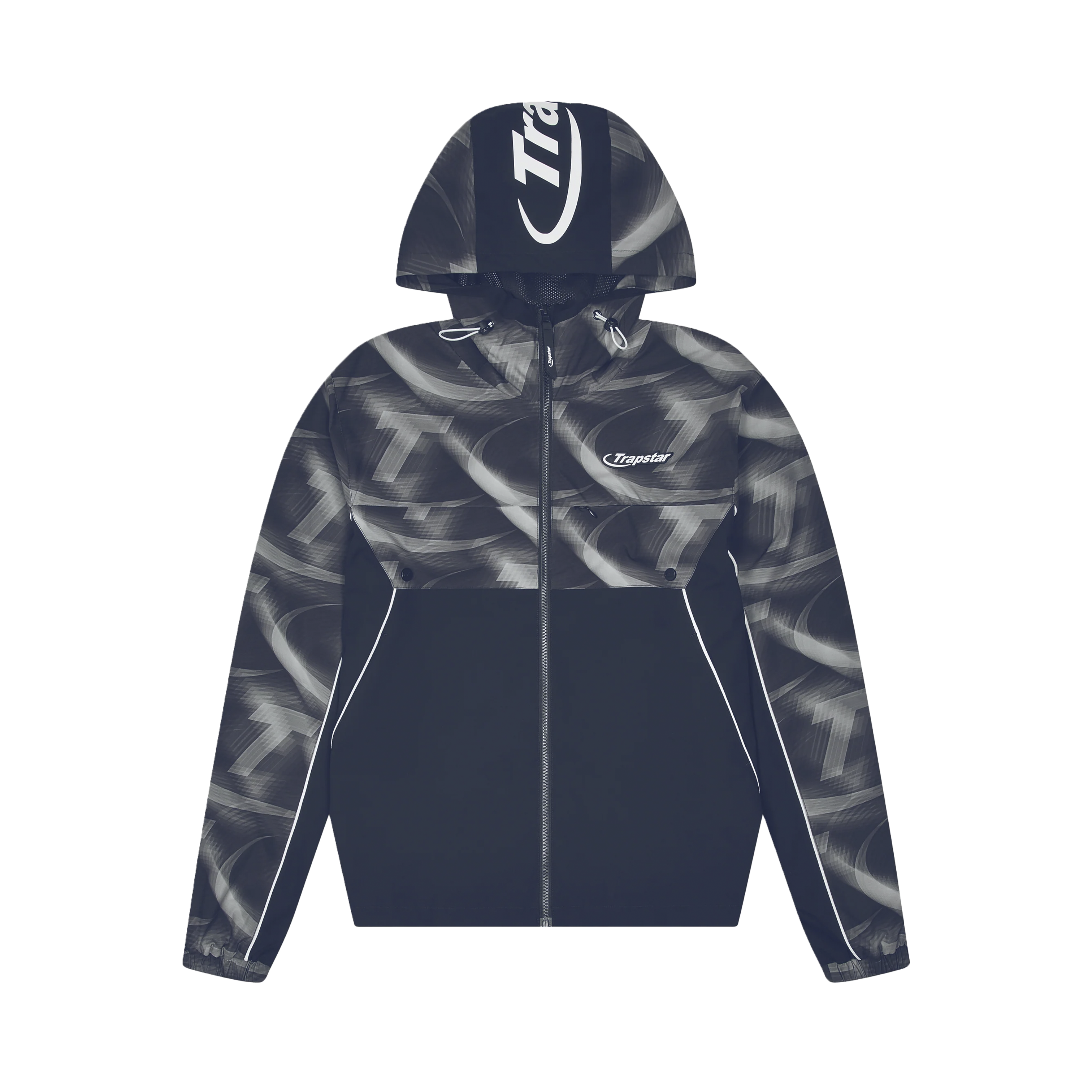 TRAPSTAR HYPERDRIVE PRINT WINDRBREAKER (NAVY)