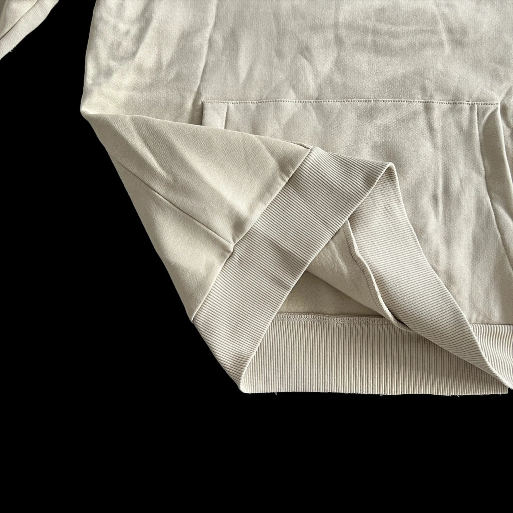 SYNA PIPE HOODIE & SHORT SET (BEIGE/BROWN)