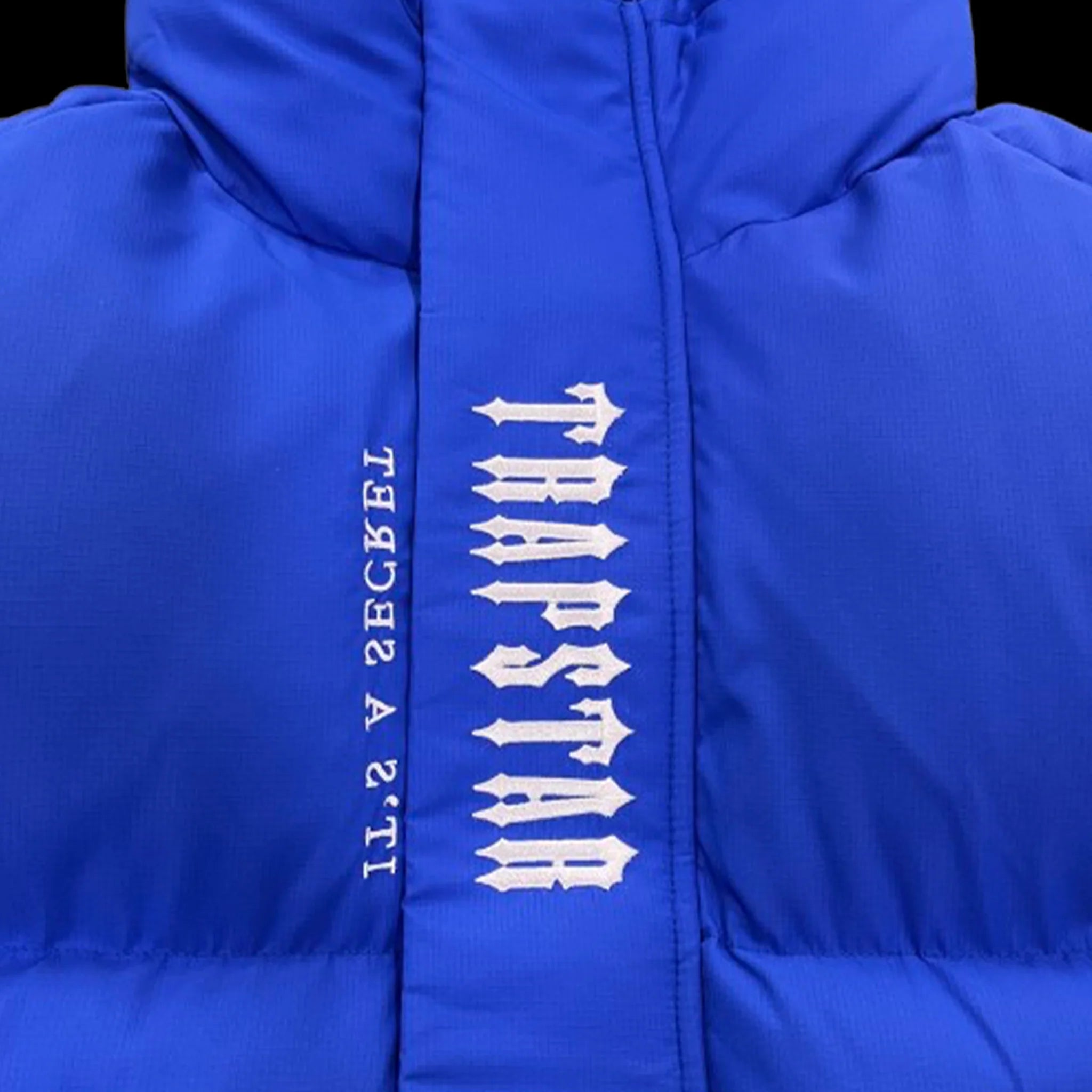 TRAPSTAR DECODED HOODED PUFFER 2.0 (DAZZLING BLUE)