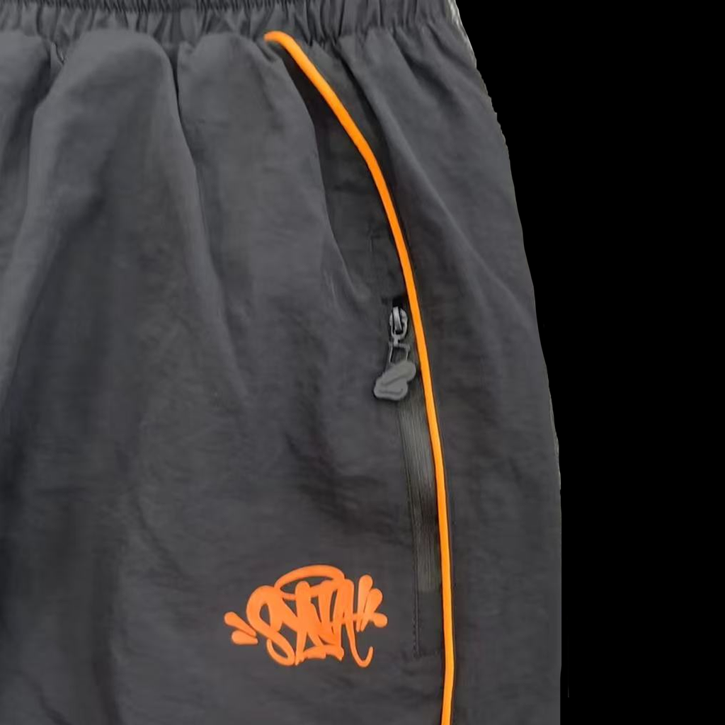 SYNA SHELL TRACKSUIT (BLACK/ORANGE)