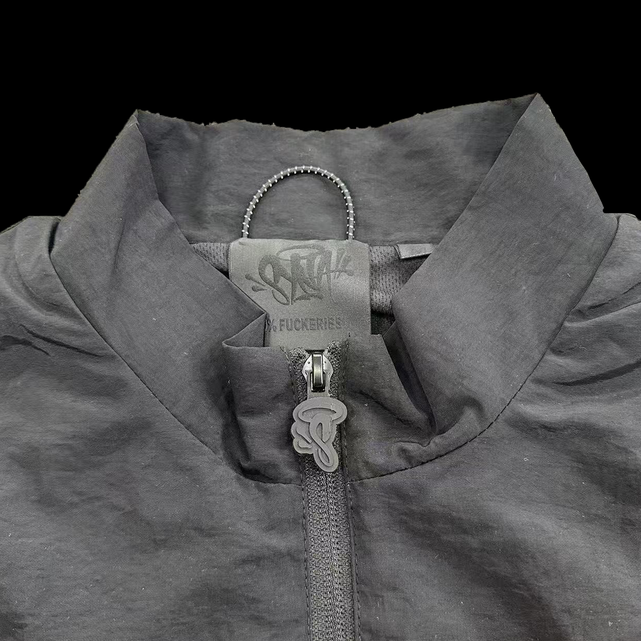 SYNA SHELL TRACKSUIT (BLACK/ORANGE)