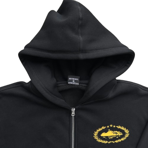 CORTIEZSUPERIOR ROYALE ZIP HOODIE (BLACK/YELLOW)