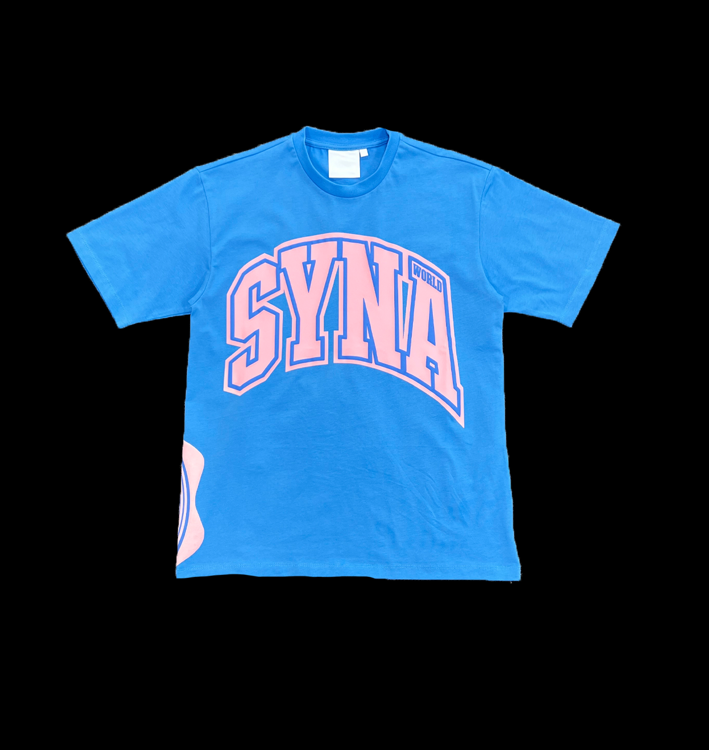 SYNA COLLEGE TEE (BLUE/PINK)