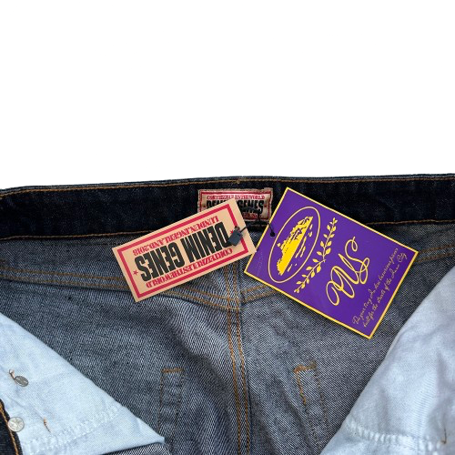 CORTEIZ DUAL STRIPE BAGGY JEANS (BLACK WASH)